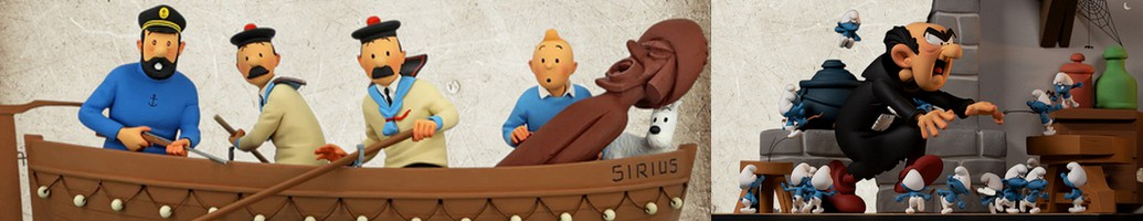 Escenas de cómics de colección